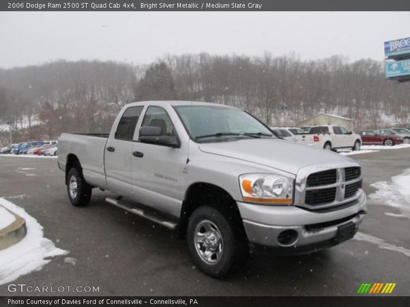 Bright Silver Metallic / Medium Slate Gray 2006 Dodge Ram 2500 ST Quad Cab 4x4