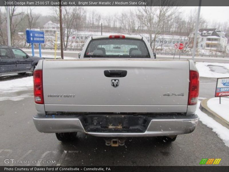 Bright Silver Metallic / Medium Slate Gray 2006 Dodge Ram 2500 ST Quad Cab 4x4