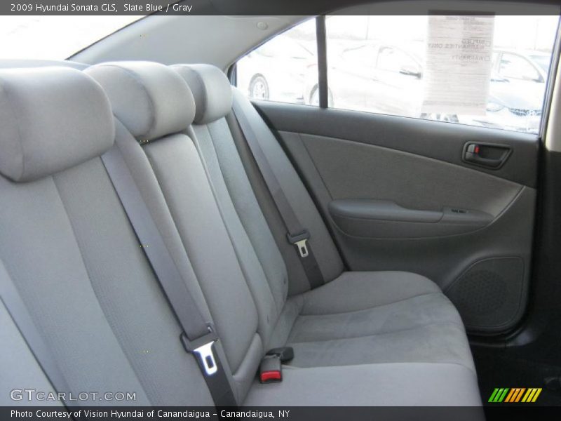 Slate Blue / Gray 2009 Hyundai Sonata GLS