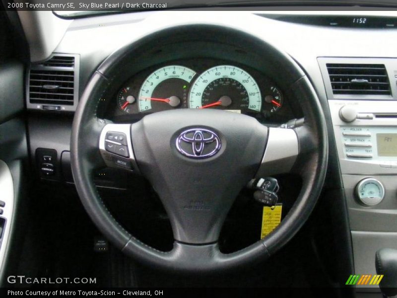 Sky Blue Pearl / Dark Charcoal 2008 Toyota Camry SE