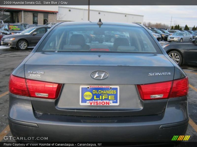 Slate Blue / Gray 2009 Hyundai Sonata GLS