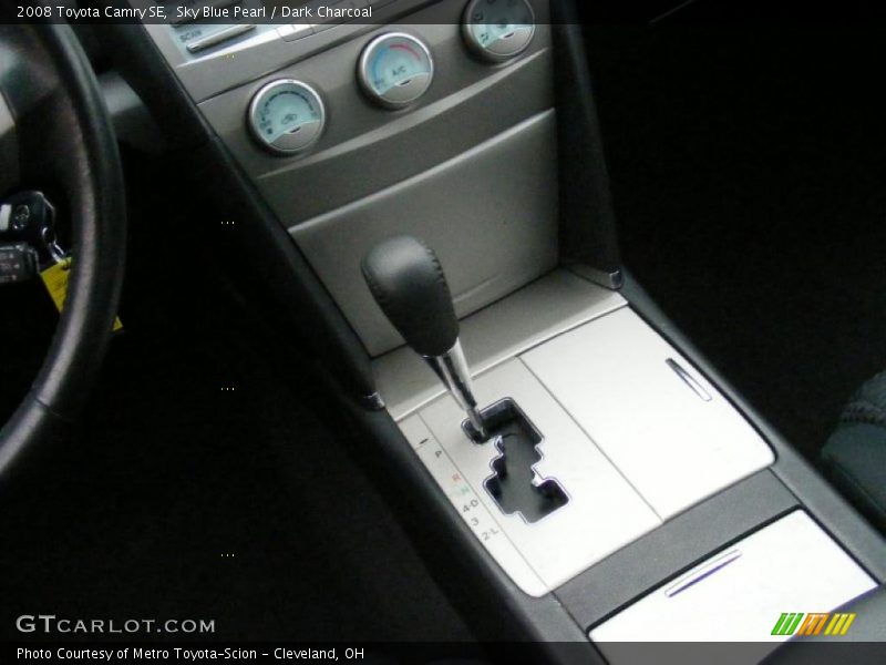 Sky Blue Pearl / Dark Charcoal 2008 Toyota Camry SE