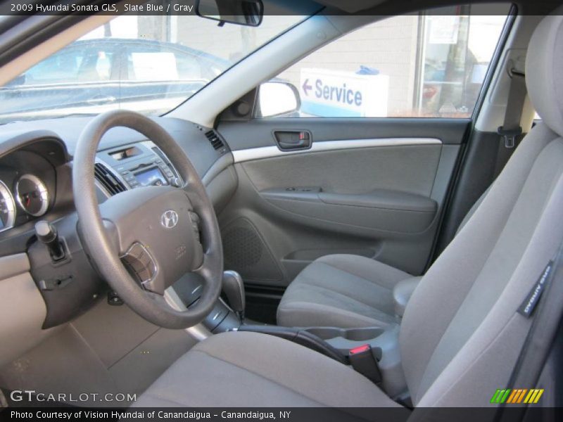 Slate Blue / Gray 2009 Hyundai Sonata GLS