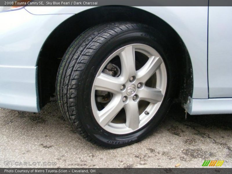Sky Blue Pearl / Dark Charcoal 2008 Toyota Camry SE