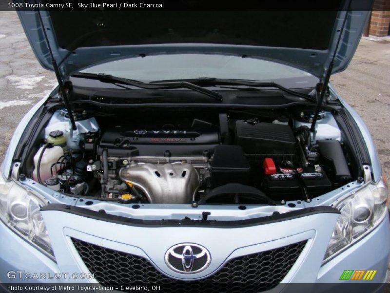 Sky Blue Pearl / Dark Charcoal 2008 Toyota Camry SE