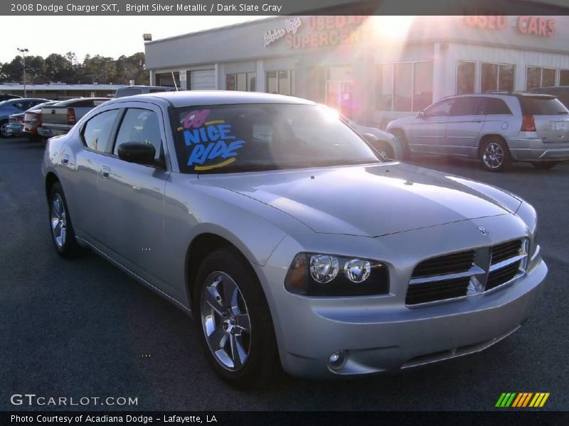 Bright Silver Metallic / Dark Slate Gray 2008 Dodge Charger SXT