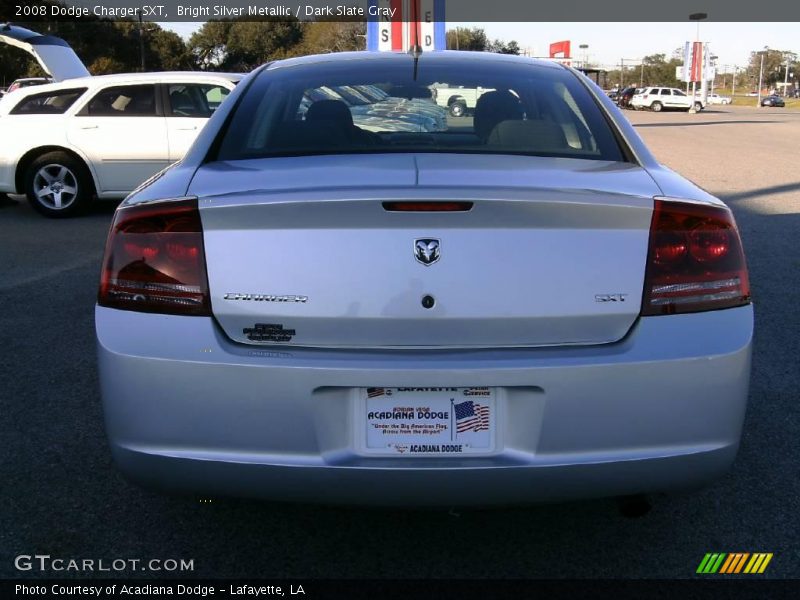 Bright Silver Metallic / Dark Slate Gray 2008 Dodge Charger SXT