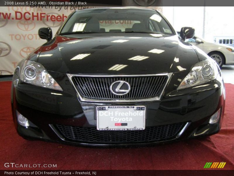 Obsidian Black / Black 2008 Lexus IS 250 AWD