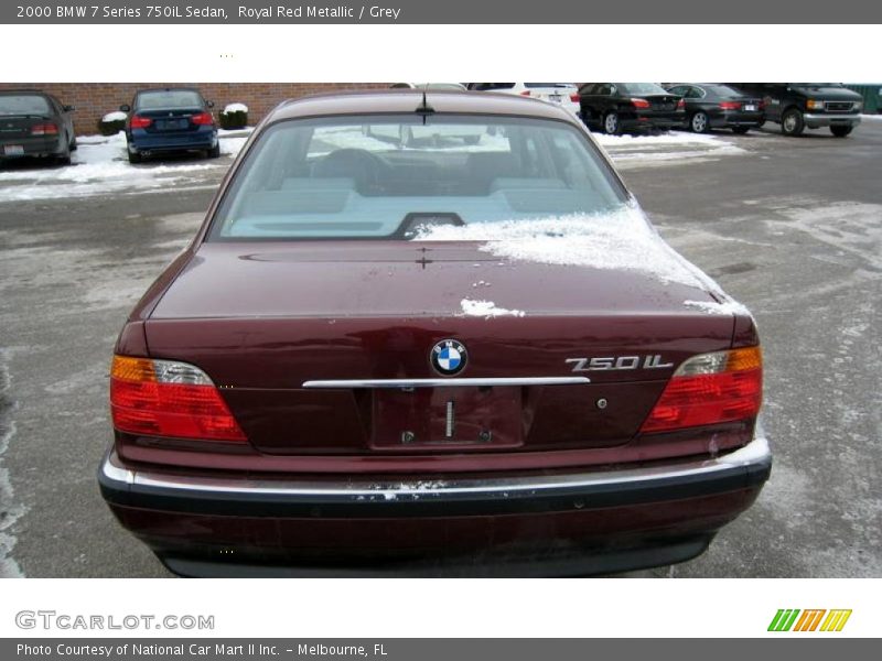 Royal Red Metallic / Grey 2000 BMW 7 Series 750iL Sedan