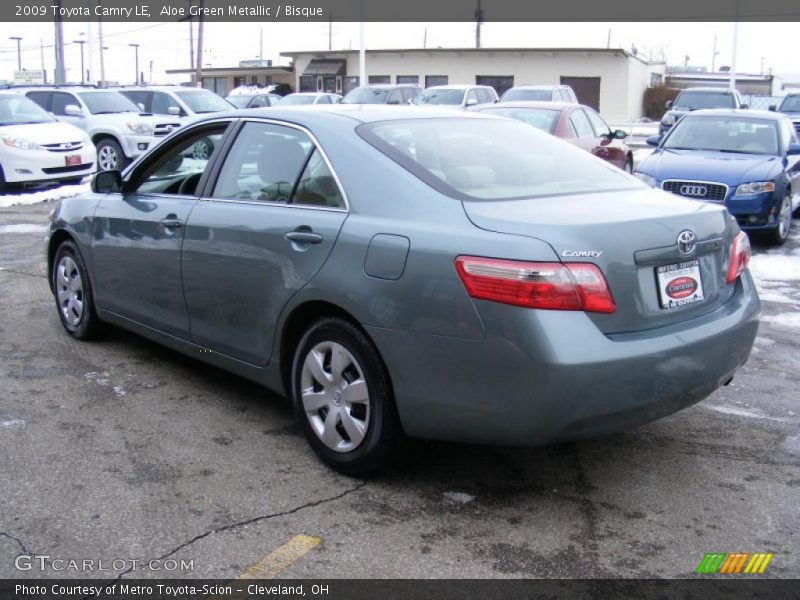 Aloe Green Metallic / Bisque 2009 Toyota Camry LE
