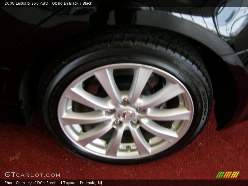 Obsidian Black / Black 2008 Lexus IS 250 AWD