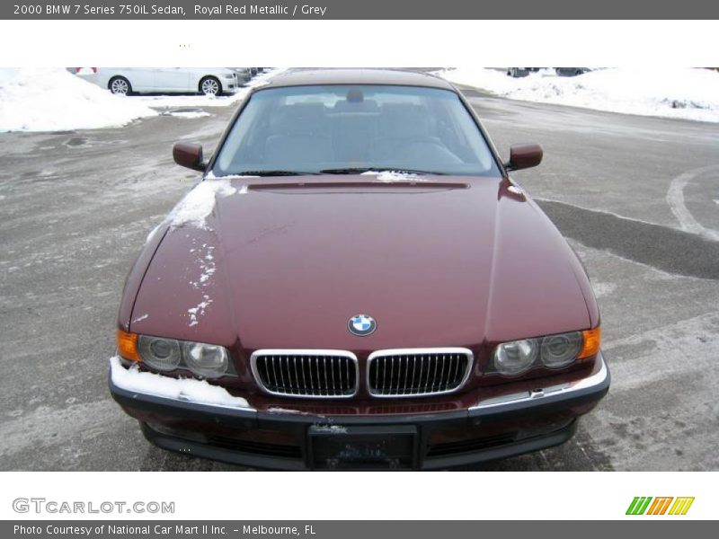 Royal Red Metallic / Grey 2000 BMW 7 Series 750iL Sedan