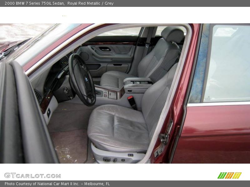  2000 7 Series 750iL Sedan Grey Interior