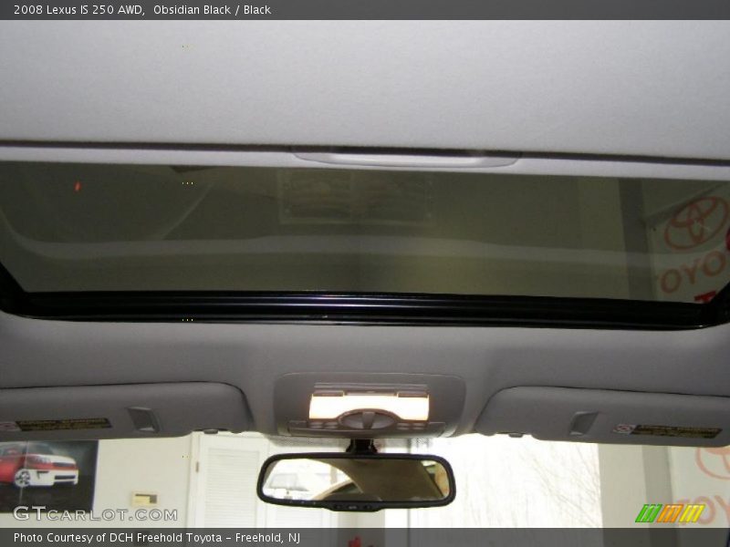 Obsidian Black / Black 2008 Lexus IS 250 AWD