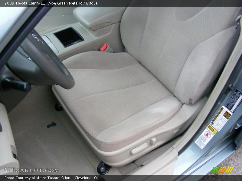 Aloe Green Metallic / Bisque 2009 Toyota Camry LE