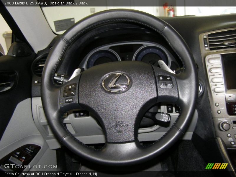 Obsidian Black / Black 2008 Lexus IS 250 AWD
