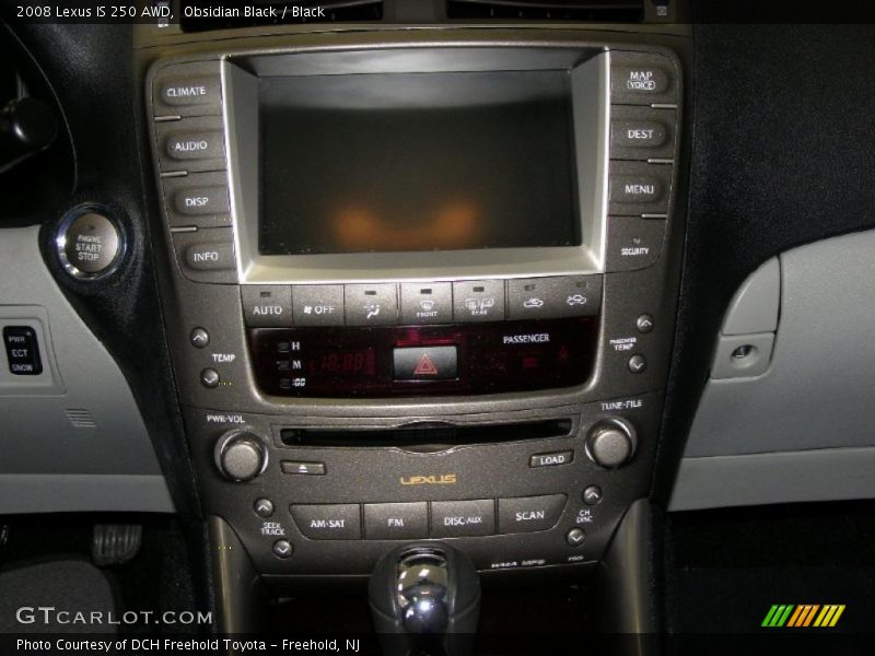 Obsidian Black / Black 2008 Lexus IS 250 AWD