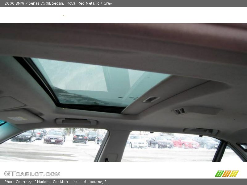 Royal Red Metallic / Grey 2000 BMW 7 Series 750iL Sedan