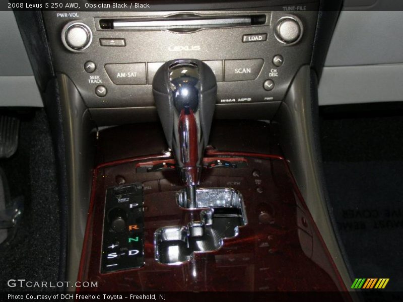 Obsidian Black / Black 2008 Lexus IS 250 AWD