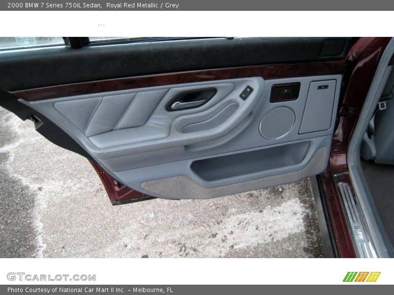 Royal Red Metallic / Grey 2000 BMW 7 Series 750iL Sedan