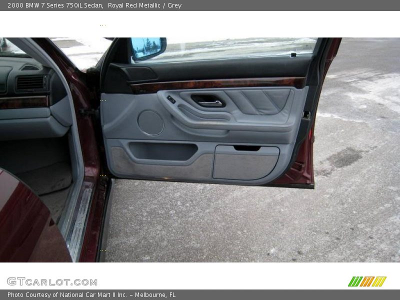 Royal Red Metallic / Grey 2000 BMW 7 Series 750iL Sedan