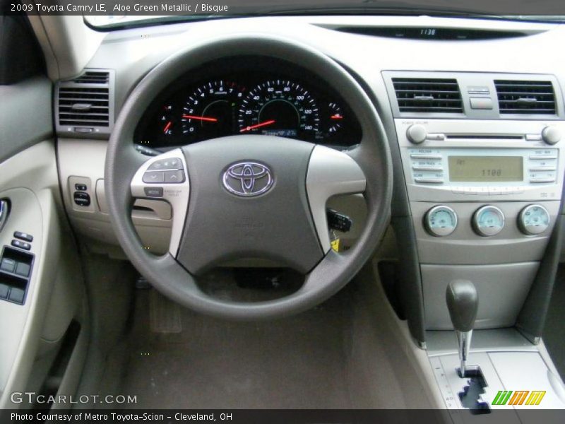 Aloe Green Metallic / Bisque 2009 Toyota Camry LE