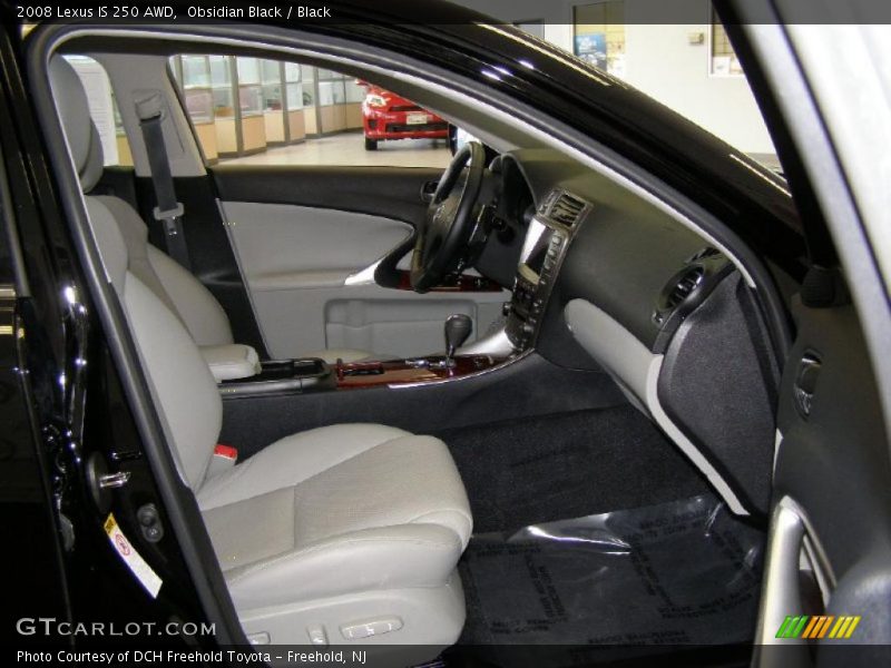 Obsidian Black / Black 2008 Lexus IS 250 AWD