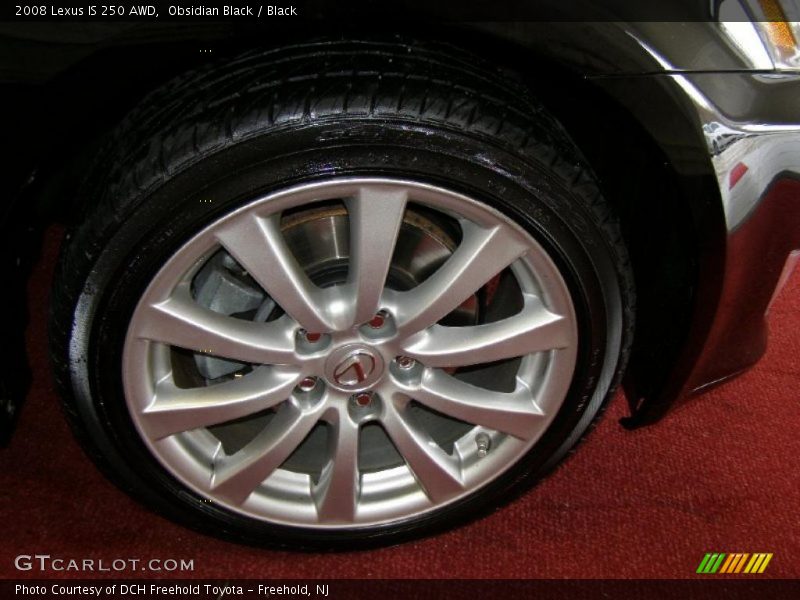 Obsidian Black / Black 2008 Lexus IS 250 AWD
