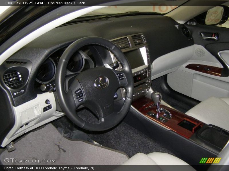 Obsidian Black / Black 2008 Lexus IS 250 AWD