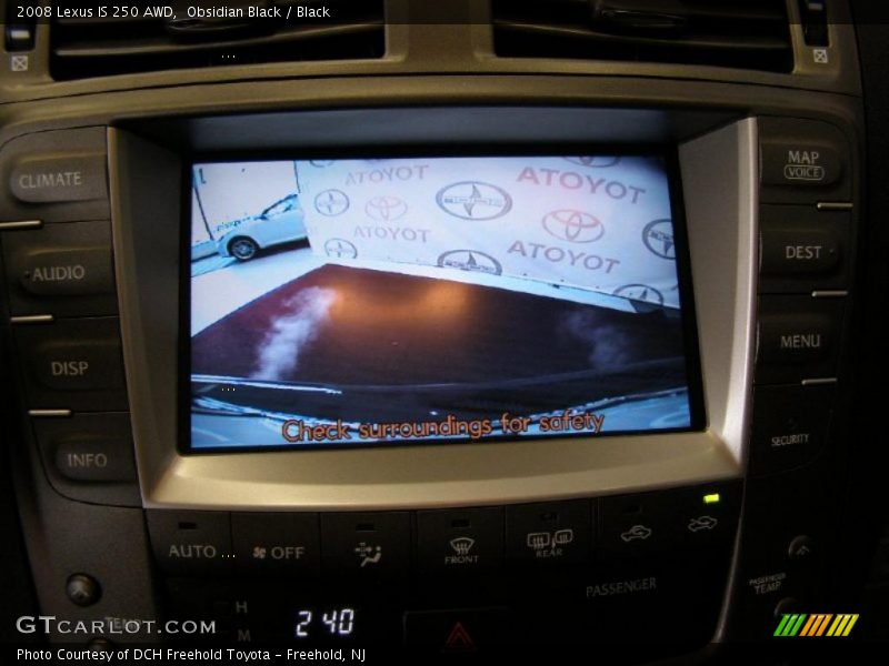 Obsidian Black / Black 2008 Lexus IS 250 AWD