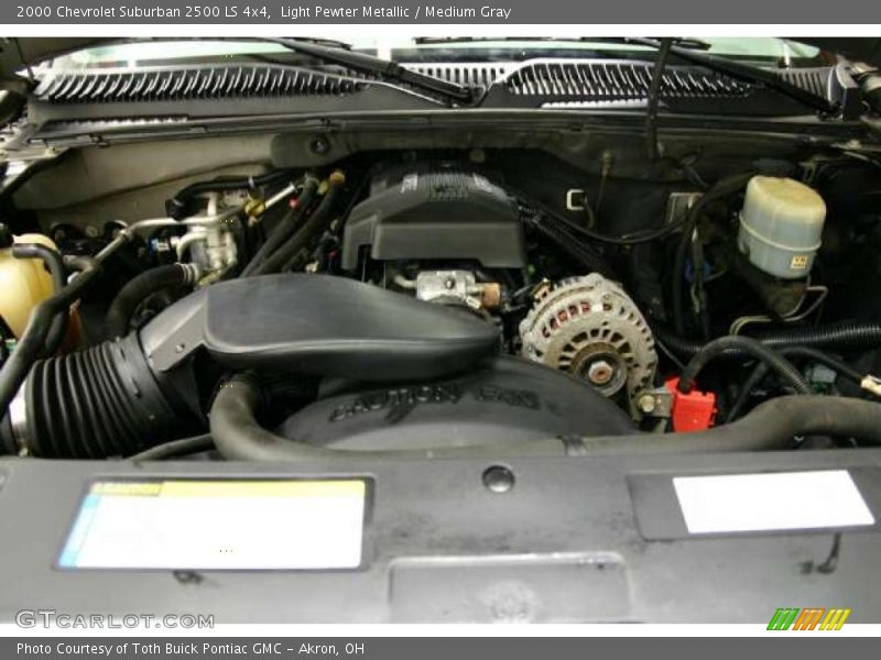 Light Pewter Metallic / Medium Gray 2000 Chevrolet Suburban 2500 LS 4x4