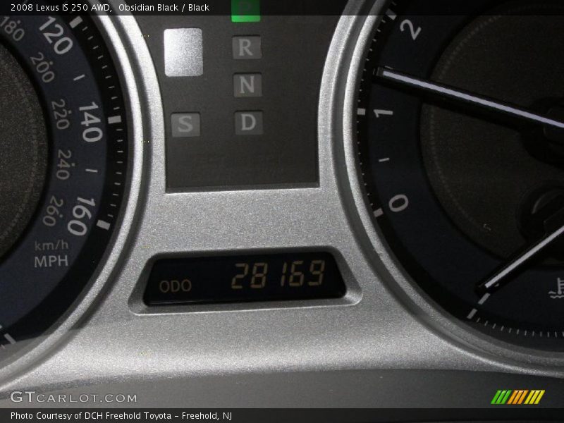Obsidian Black / Black 2008 Lexus IS 250 AWD