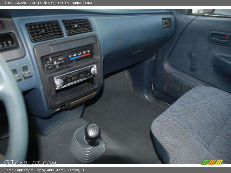  1996 T100 Truck Regular Cab Blue Interior