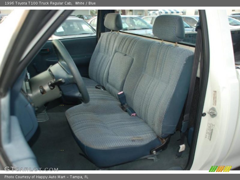  1996 T100 Truck Regular Cab Blue Interior