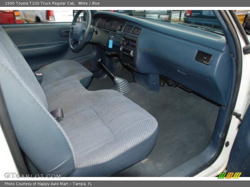  1996 T100 Truck Regular Cab Blue Interior