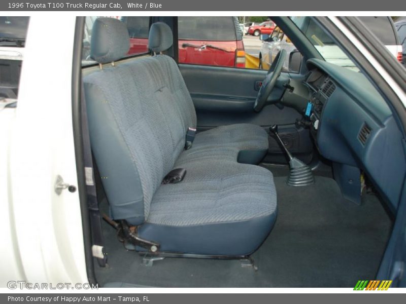  1996 T100 Truck Regular Cab Blue Interior