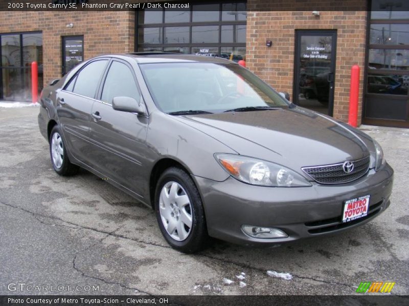 Phantom Gray Pearl / Dark Charcoal 2003 Toyota Camry SE