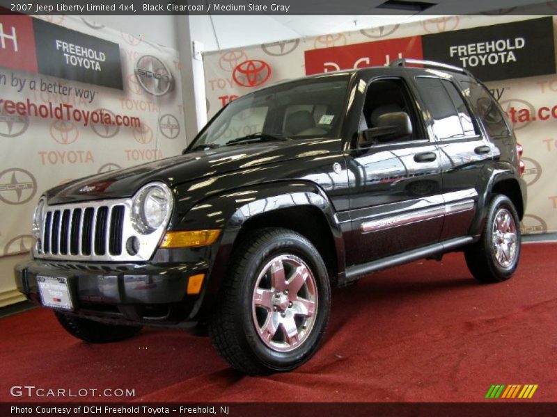 Black Clearcoat / Medium Slate Gray 2007 Jeep Liberty Limited 4x4