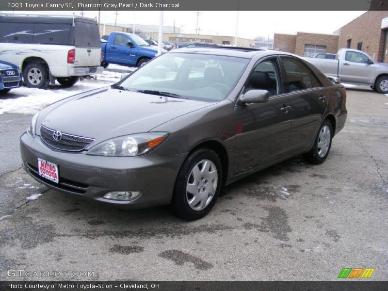 Phantom Gray Pearl / Dark Charcoal 2003 Toyota Camry SE