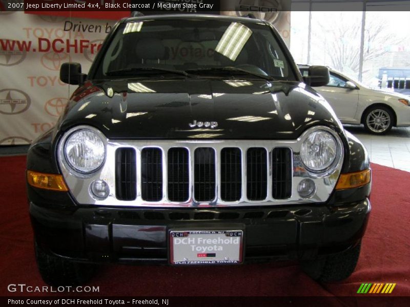Black Clearcoat / Medium Slate Gray 2007 Jeep Liberty Limited 4x4