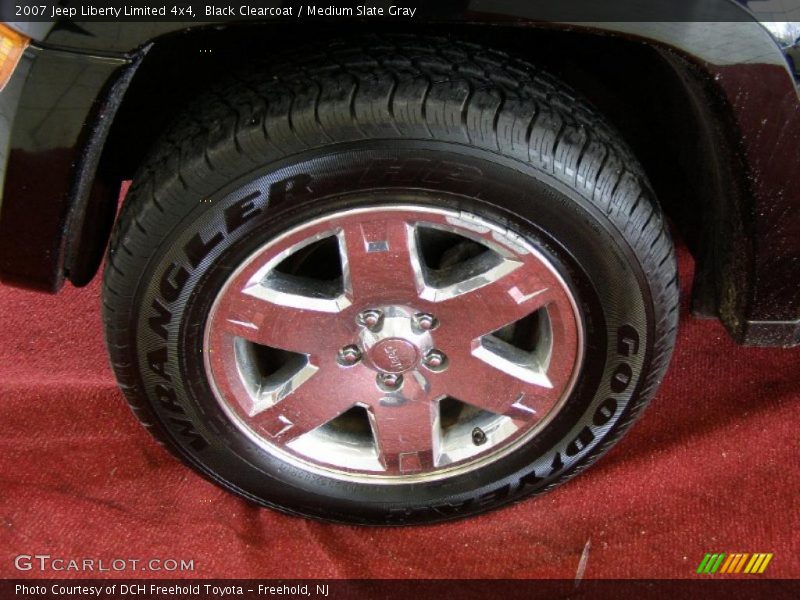 Black Clearcoat / Medium Slate Gray 2007 Jeep Liberty Limited 4x4