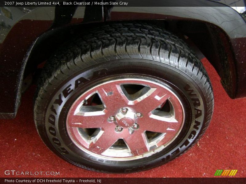Black Clearcoat / Medium Slate Gray 2007 Jeep Liberty Limited 4x4