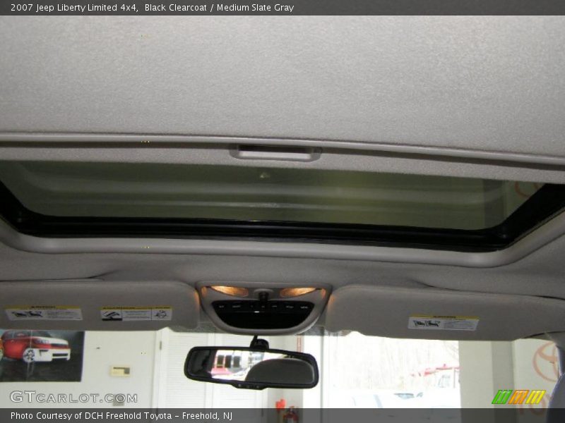 Black Clearcoat / Medium Slate Gray 2007 Jeep Liberty Limited 4x4
