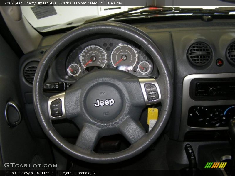 Black Clearcoat / Medium Slate Gray 2007 Jeep Liberty Limited 4x4