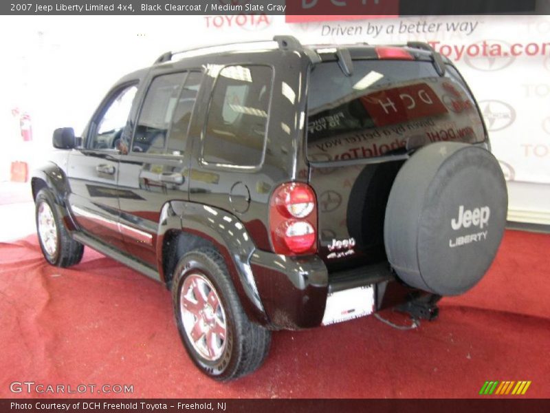 Black Clearcoat / Medium Slate Gray 2007 Jeep Liberty Limited 4x4