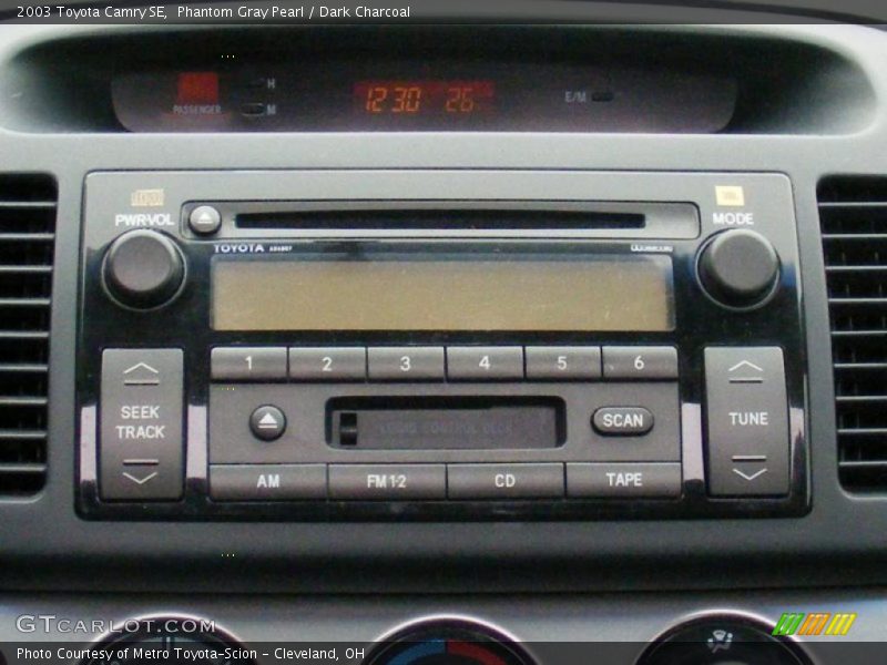 Phantom Gray Pearl / Dark Charcoal 2003 Toyota Camry SE