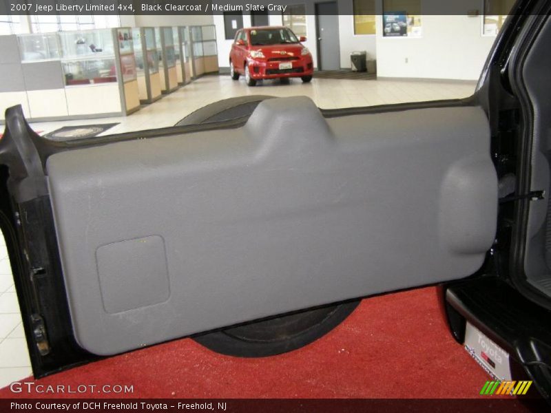 Black Clearcoat / Medium Slate Gray 2007 Jeep Liberty Limited 4x4