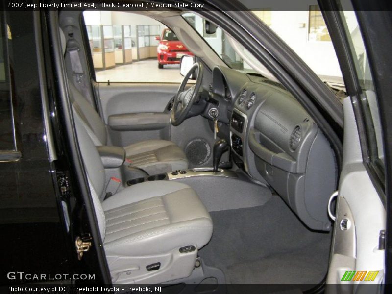 Black Clearcoat / Medium Slate Gray 2007 Jeep Liberty Limited 4x4