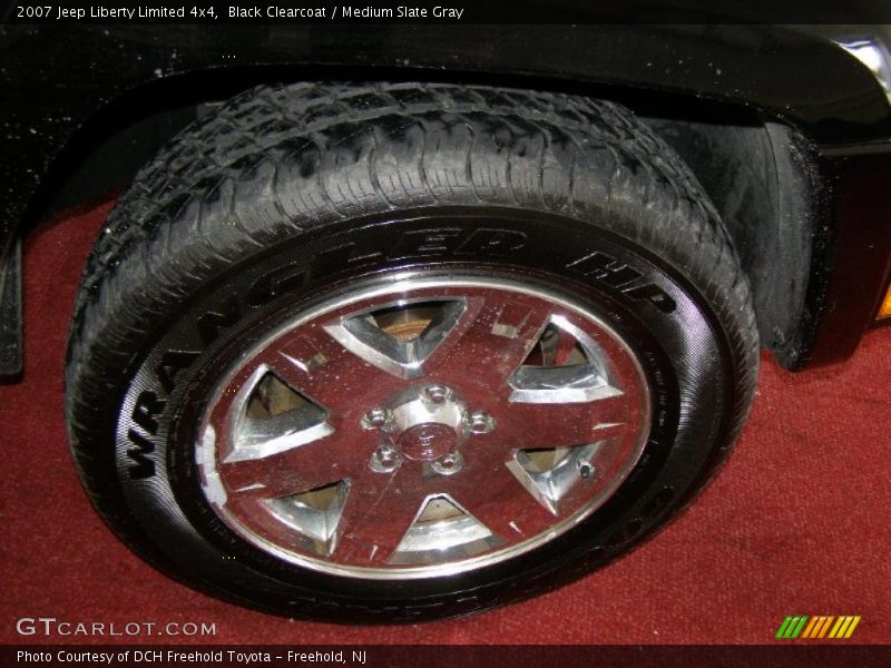 Black Clearcoat / Medium Slate Gray 2007 Jeep Liberty Limited 4x4