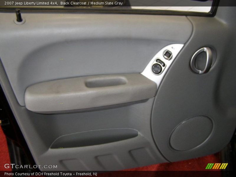 Black Clearcoat / Medium Slate Gray 2007 Jeep Liberty Limited 4x4